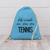 Shirtracer - Gym Bag Backpack - Tennis Player Gift -