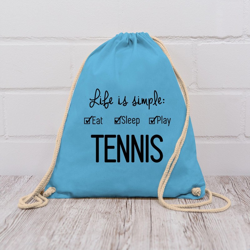 Shirtracer - Gym Bag Backpack - Tennis Player Gift -