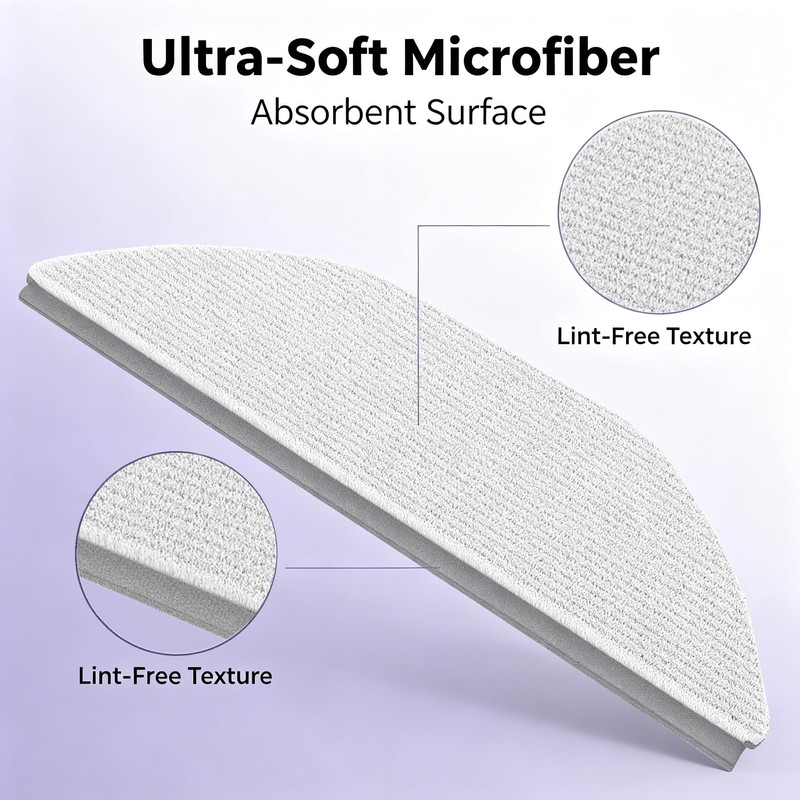 Mop Pads Compatible with Bissell FlexClean FurForce Robot-6 Pcs