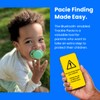 TechBaby Solutions - Trackable Pacifier - Compatible with AirTag and