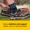 FUTURO Performance Ankle Stabilizer, Adjustable, Black (20.3 - 25.4 cm)