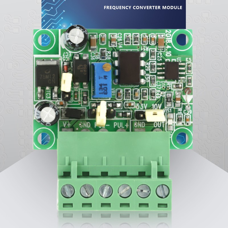 Frequency to Voltage Signal 0-10Khz To 0-10V Converter Module With