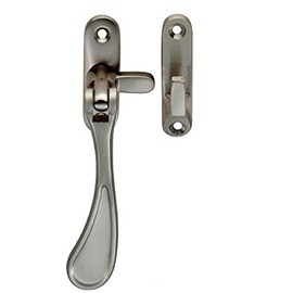 Carlisle Brass Victorian Spoon End Window Casement Fastener Handle Reversible + Screws (Satin Nickel)