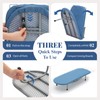 Metal Foldable Iron Board with Iron Holder, RAINHOL Small Ironing