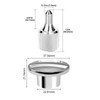 Nabenaufsatzkappe mit Edelstahl Befestigungsschraube für Kitchen Aid 4,5-5 Quart Tilt-Head