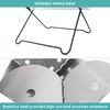 Vaygway Flatpack Portable Foldable Stainless Steel Grill and Fire Pit-