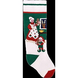 Googleheims Christmas Stocking Kit for Knitting Sweet Mama Claus