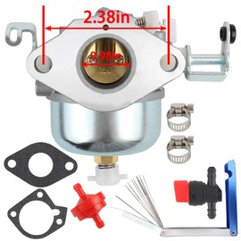 AUTOKAY 146-0455 Carburetor Carb for Onan BGD BGE BGM RV Generator Replace # 146-0455 146-0466 141-0918 141-0926 146-0443 with Fuel Filter