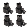 4PCS IEC320 C6 to IEC320 C5 Power Adapter Plug and