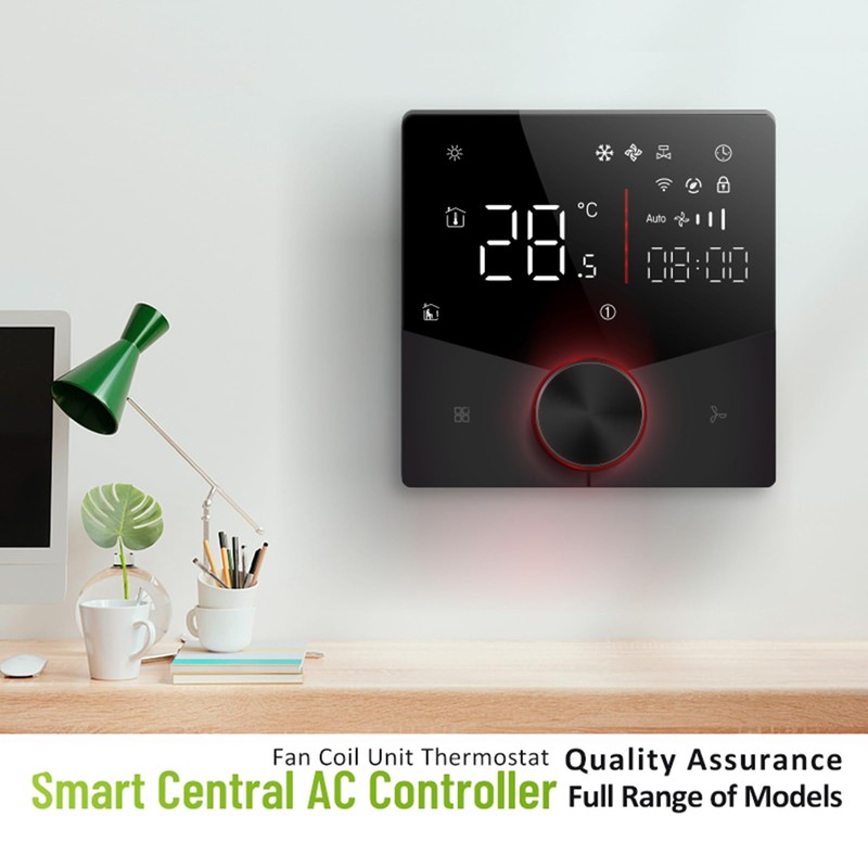 Smart Air Conditioner Controller, WiFi Thermostat LED Panel with Capacitive