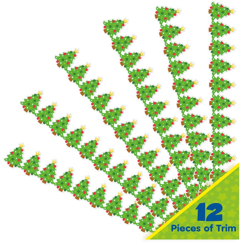 Eureka Christmas Tree Extra Wide Decorative Classroom and Bulletin Board