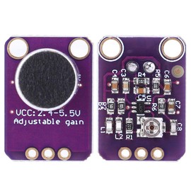 Electret Microphone Amplifier Module GY-MAX4466 Breakout Sensor Adjustable Gain CMA-4544PF-W for with Jump WireElectronic Component