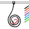 OCEANBROAD Kayak Paddle Leash with D-Ring Stretchable Bungee Strap Lanyard