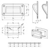 Ganter Normelemente Handle shell die-cast zinc | assembly from operating