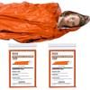 ANLOKE Emergency Sleeping Bags (2-Pack) Survival Sleeping Bag - Portable
