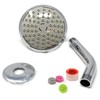 Showerhead 4" Chrome Appearance High or Low Pressure Water Saving