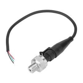 G1/4" Pressure Transducer Sensor, DC 5V Stainless Steel Pressure Sensor for Water Air Gas Fuel Oil Diesel(0-10PSI)