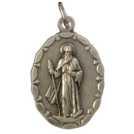 Oval Medal of Saint Jude Thaddeus the Apostle - Patron Saint of Impossible Cases - 100% Made in Italy, Brass
