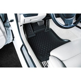 Fits 2020-2023 Kia Soul Floor Mats Front & 2nd Row Seat Liner Set Fit All Weather Full Set Liners (Black)