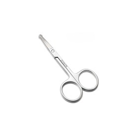 Sumomo Studio Nose Hair Eyebrow Grooming Round Scissors Mini Silver