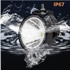 Szdystar LED Round Driving Fog Lights OffRoad Driving Spot Lights