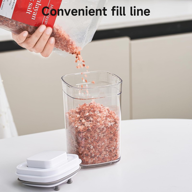 UFORU Pop Top Food Storage Container Set | 6Pcs Airtight
