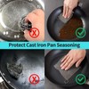 Cast Iron Cleaner 8 * 8" Upgraded Stainless Steel Chainmail