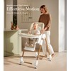 Mallify Foldable High Chairs for Babies and Toddlers, 3-in-1 Convertible