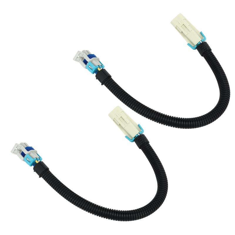2PCS 12in Oxygen Sensor Wiring Harness Aging Resistant Black Replacement