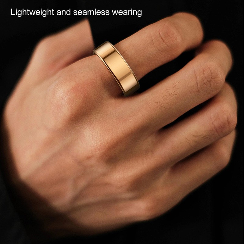 Smart Ring IP68 Waterproof Multi Sports Modes Magnetic Charging BT