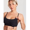 MOMANDA Women's Inbarely Pumping Bra Hands Free All-in-One Nursing Bra