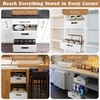 1 Pack | 21" Deep Pull Out Cabinet Organizer Adhesive,
