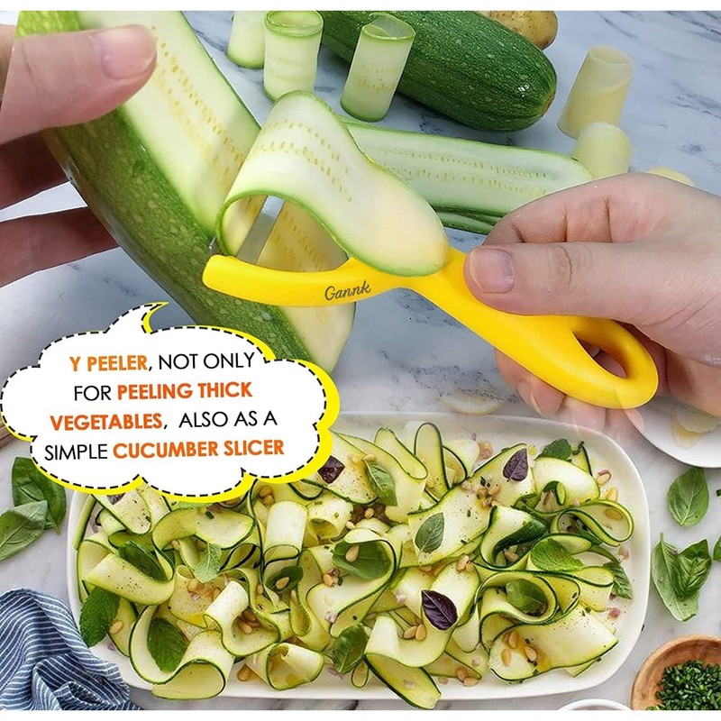 GANNK Vegetable Potato Peelers for Kitchen, Y Peeler for Apple
