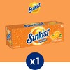Sunkist Orange Soda, 12 fl oz cans, 12 pack