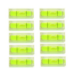 11 pcs Mini Bubble Spirit Level , 10x10x29mm Square Picture Hanging Level Mark Measuring Tools