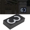 Outdoor Solar Power LED Number Sign Light House Hotel Store
