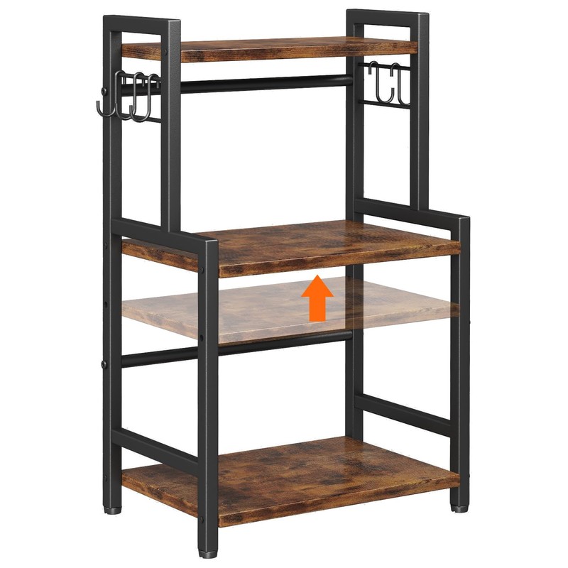 Kitchen Countertop Organizer,3 Tier Large Spice Rack Organizer with Adjustable