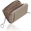 Men's Genuine Leather Coin Case Mini Wallet with 8 Card