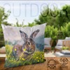 VOID Rabbit Mountain Landscape Cushion Cover 40 x 40 cm