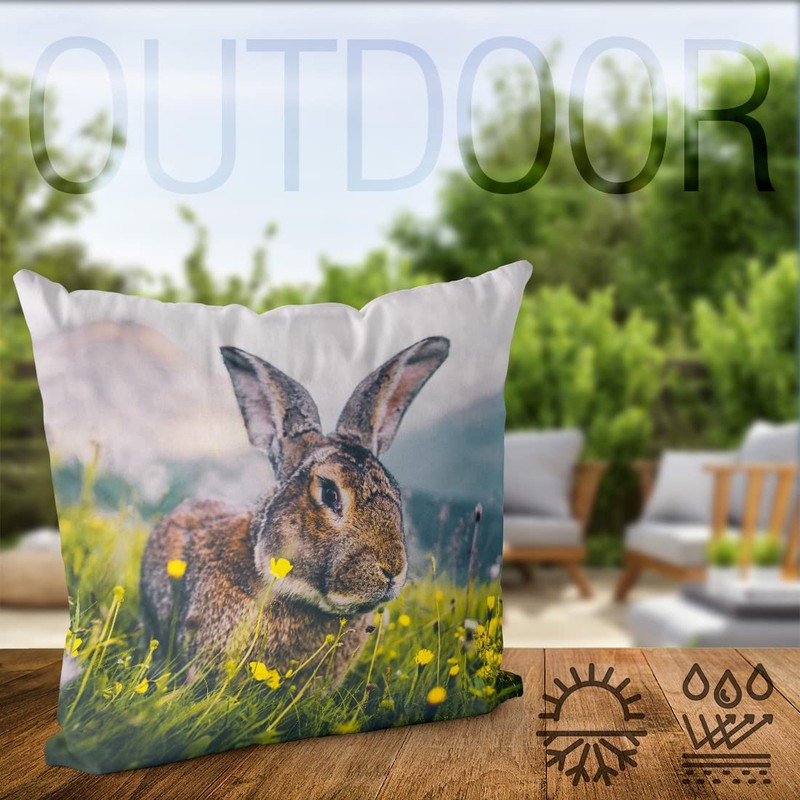 VOID Rabbit Mountain Landscape Cushion Cover 40 x 40 cm