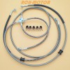 R&C Front Braided Brake Hose Line for Can-Am Outlander 1000R Max 1000R 2019-2024
