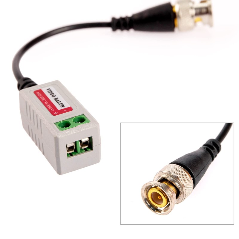 OTOTEC 6 PAIRS (12pcs) Passive Mini CCTV BNC Video Balun