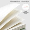 RETTACY Notebook B5 Lined, Lightweight Ring Binder, Diary 70 Sheets