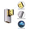 Duttek 8K 90 Degree Displayport Adapter, Displayport Extender Adapter 32.4Gbps,
