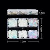 Christmas Snowflake Nail Art Decoration Winter Nail Sequins Flakes Decals