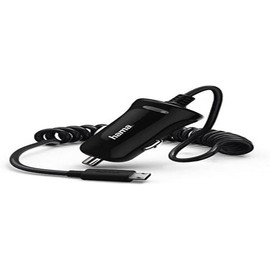 Hama 178261 Auto Black mobile device charger - mobile device chargers (Auto, Smartphone, AC, Overheating, Contact, Black)