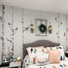 Supzone Large Birch Tree Wall Decals 5 White Tree Forest