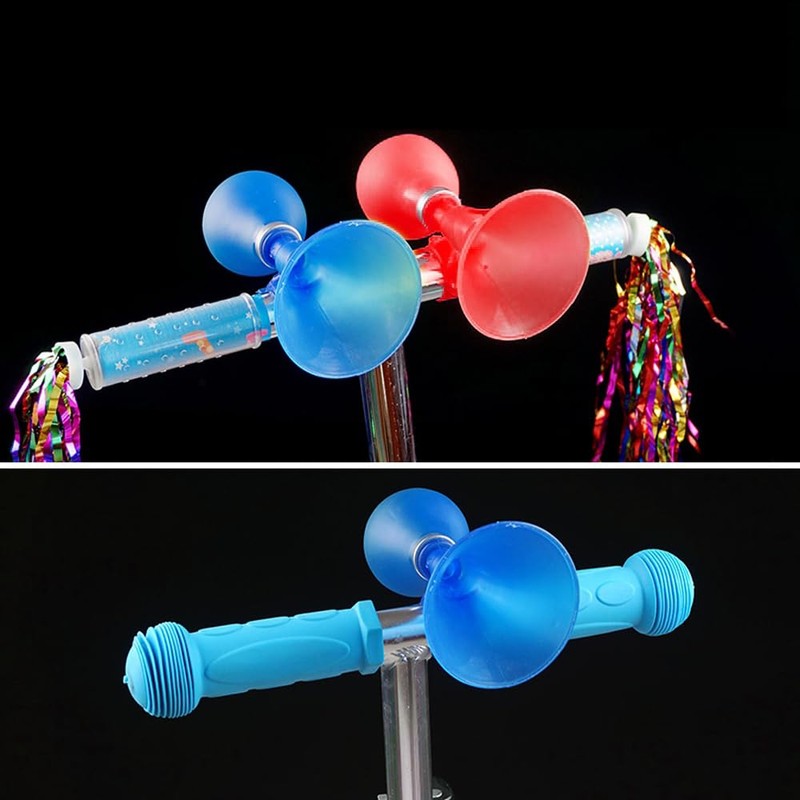 3Pcs Manually Bike Bugle Loudspeaker Siren Hooter Snail Air Horn