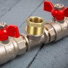 Pack of 8 Reducer 3/4 to 1/2 Brass Reducer Thread