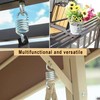 Markeny 2PCS Hammock Spring，Markeny Hardened Galvanized Steel Extension Spring Coil